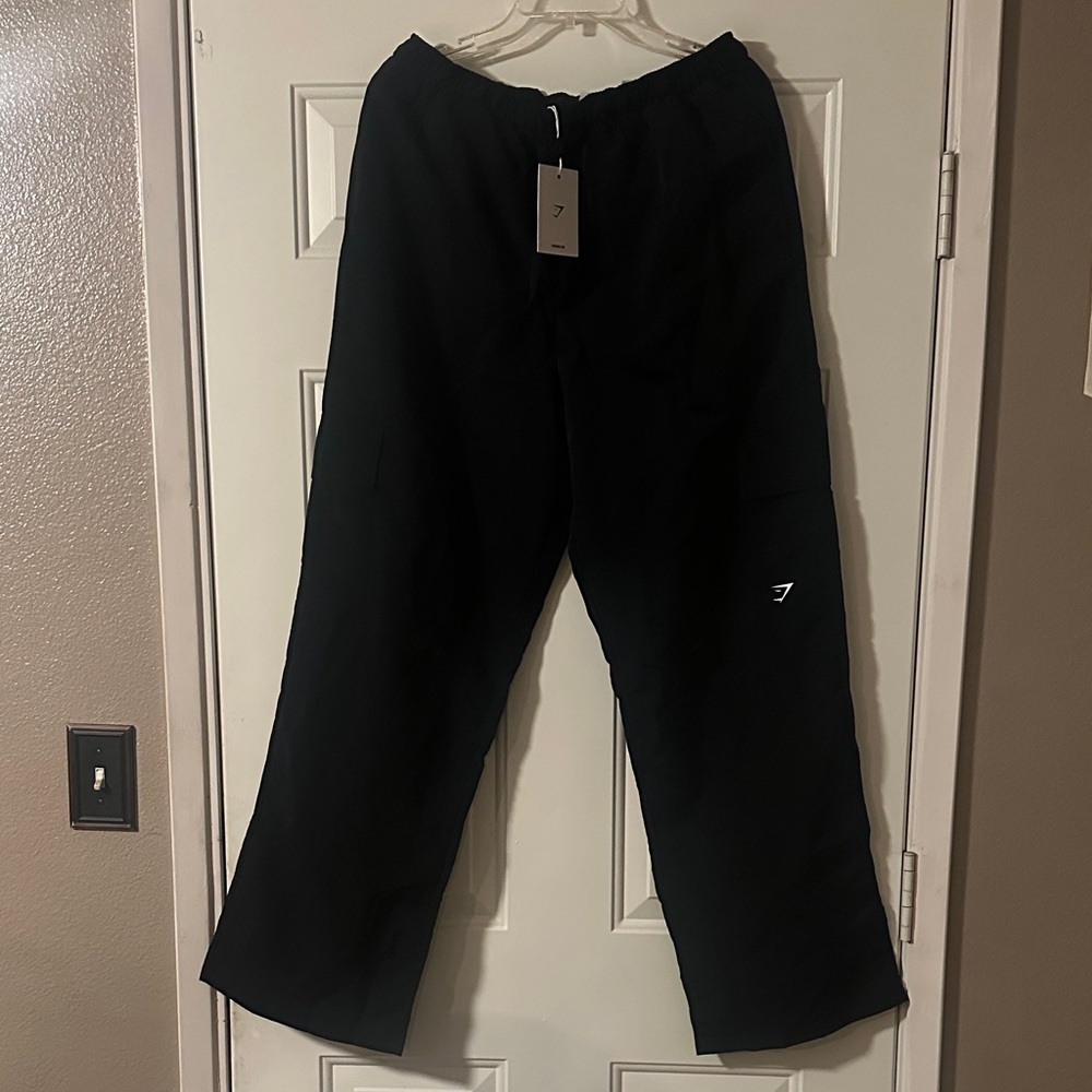 Black Women’s Gym Shark Cargo Pants